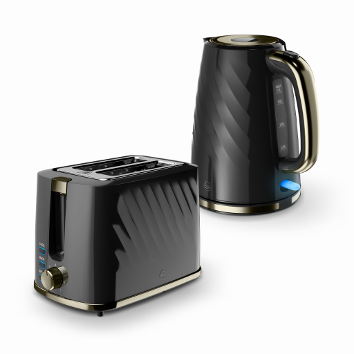 Swan Windsor 2 Slice Toaster and Cordless Kettle Bundle