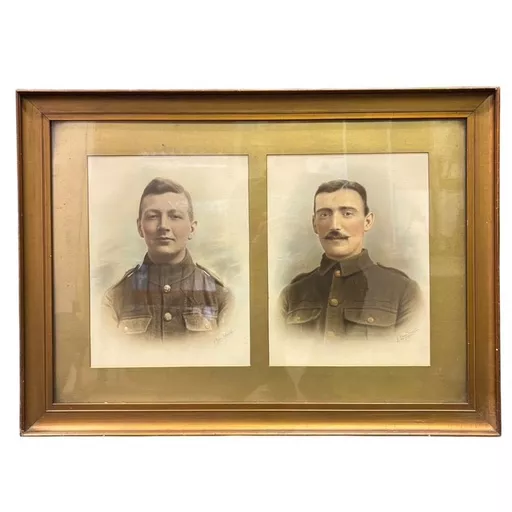 WW1 Picture of 2 Soldiers