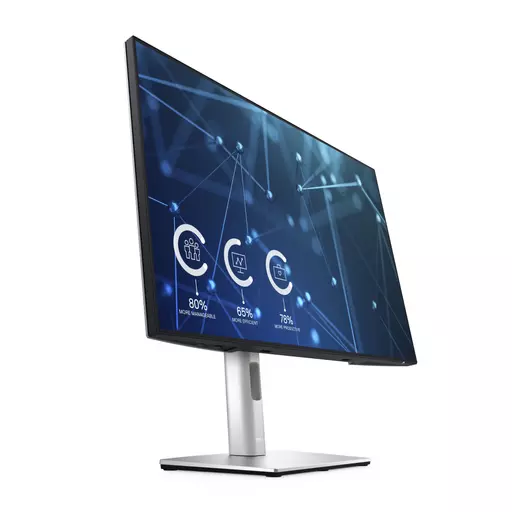 DELL UltraSharp U2421E LED display 61.2 cm (24.1") 1920 x 1200 pixels WUXGA LCD Silver