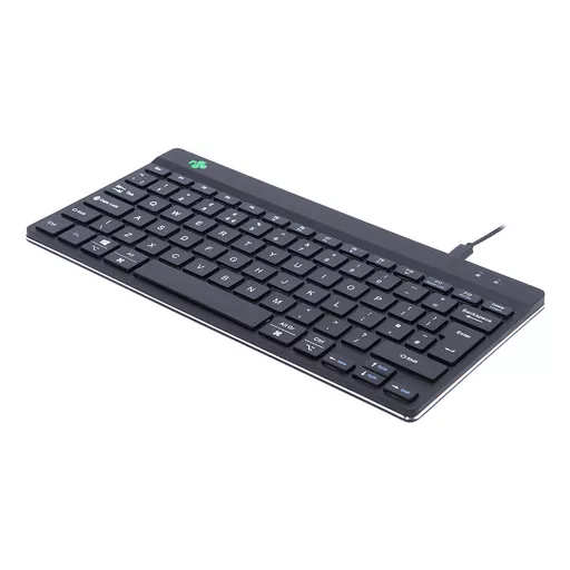 R-Go Tools Ergonomic keyboard R-Go Compact Break, compact keyboard with break software, QWERTY (UK), wired, black