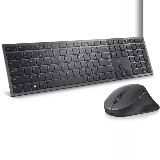 DELL KM900 keyboard Mouse included Office RF Wireless + Bluetooth QWERTY UK English Graphite