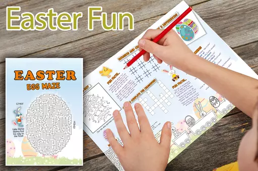 Easter Themed A3 Activity - Pack of 250