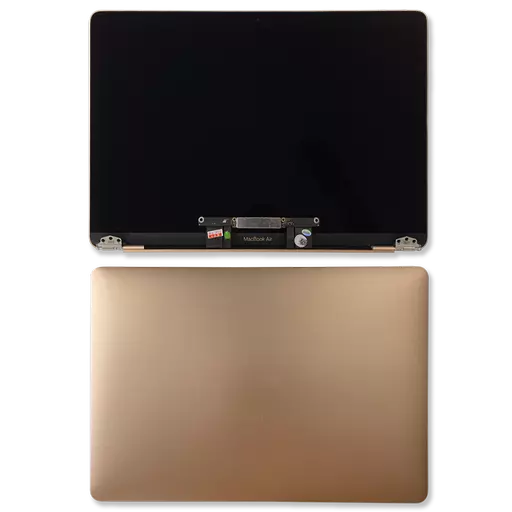 Screen & Lid Assembly (REFRESH) (Gold) (No Logo) - For Macbook Air 13" (A1932) (2019 - 2020) / Macbook Air 13" (A2179) (2020)