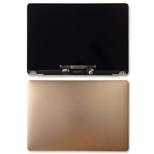 Screen & Lid Assembly (REFRESH) (Gold) (No Logo) - For Macbook Air 13" (A1932) (2018)