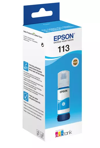 Epson C13T06B240/113 Ink bottle cyan, 6K pages 70ml for Epson ET-5150/5800