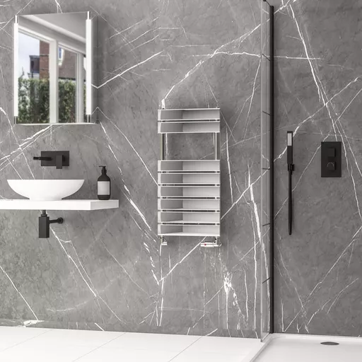 Addington II Towel Rail 790 x 400 Type10 Chrome