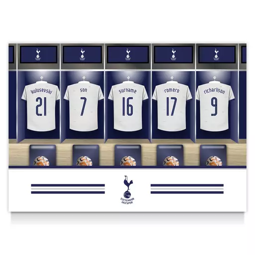 Tottenham Hotspur Dressing Room Poster