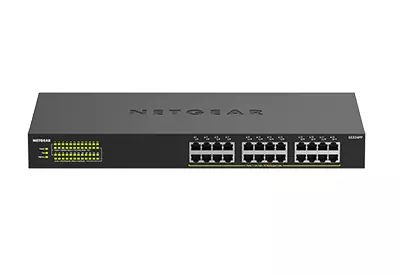 NETGEAR GS324PP Unmanaged Gigabit Ethernet (10/100/1000) Power over Ethernet (PoE) Black