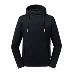 Unisex Organic High Collar Hooded Sweat