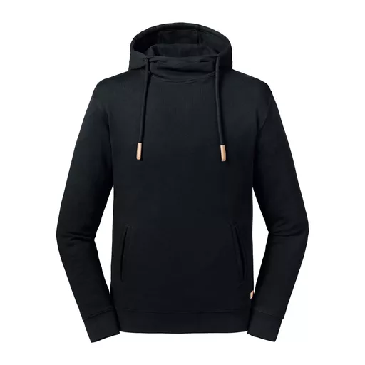 Unisex Organic High Collar Hooded Sweat