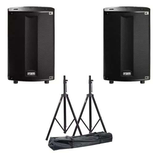 FBT PROMaxX 114A Active Speakers & Stand Kit Bundle