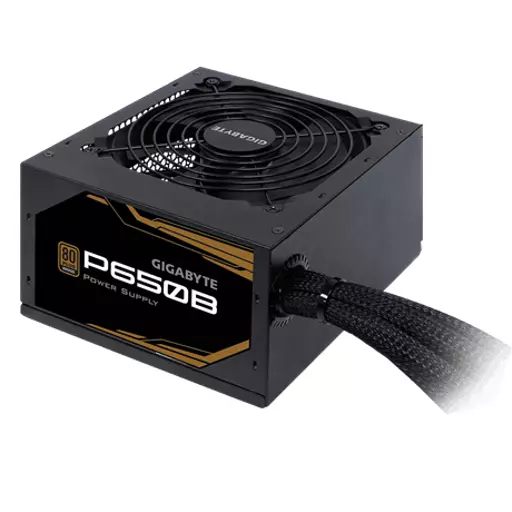 Gigabyte P650B power supply unit 650 W 20+4 pin ATX ATX Black