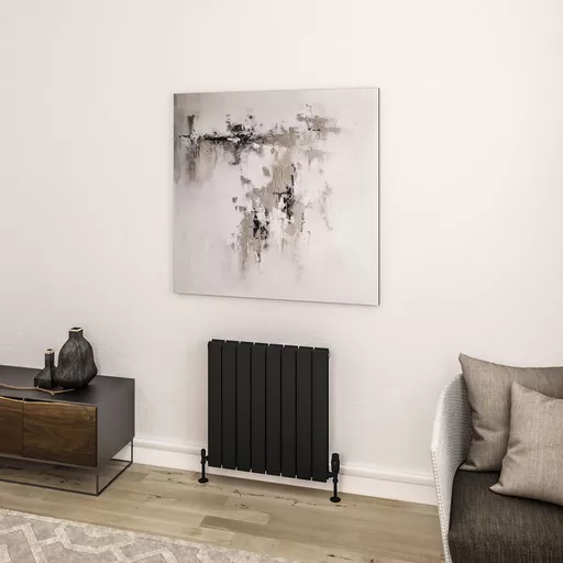 Addington II Radiator 600 x 596 Type20 Matt Black