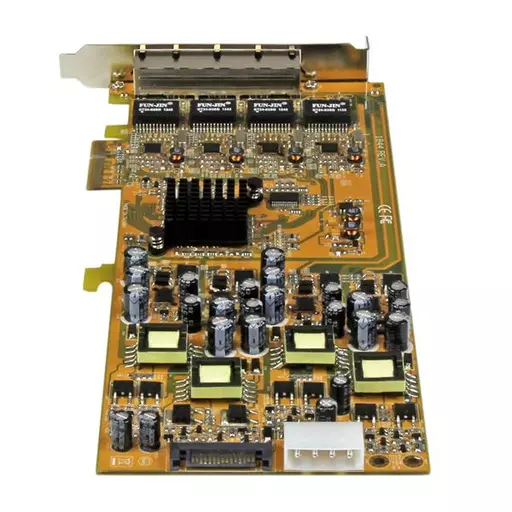 StarTech.com 4 Port Gigabit Power over Ethernet PCIe Network Card - PSE / PoE PCI Express NIC