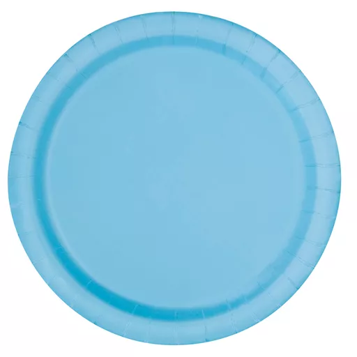 Powder Blue Paper Plates