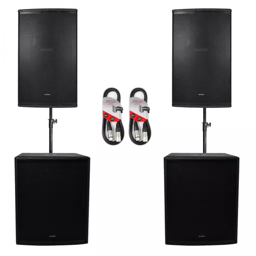 Citronic CUBA-12A & CUBA-15SA Active PA System Bundle