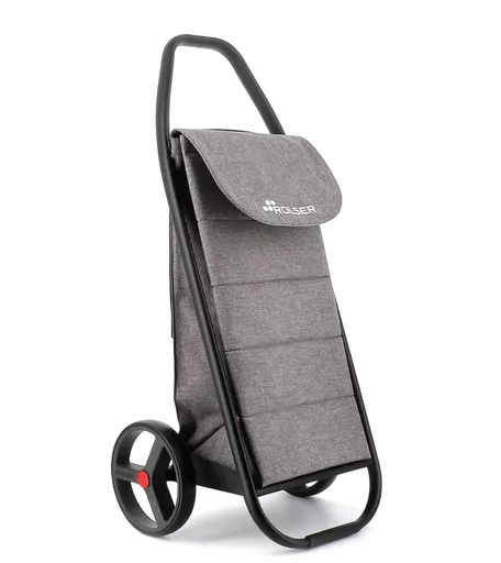COM 8 Tweed Polar Trolley - Grey with Black Frame