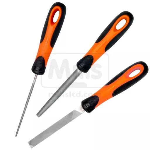 Bahco Bastard Cut File with Handle - 200mm / 8