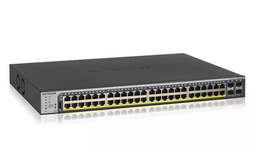 NETGEAR GS752TP Managed L2/L3/L4 Gigabit Ethernet (10/100/1000) Power over Ethernet (PoE) 1U Black