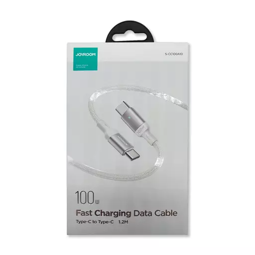 Joyroom - S-CC100A10 1.2M Extraordinary Type-C to Type-C Charging Cable (White)