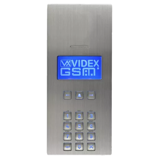 VIDEX 4812R/4G Digital GSM Panel 500 Way LCD Display & Scroll