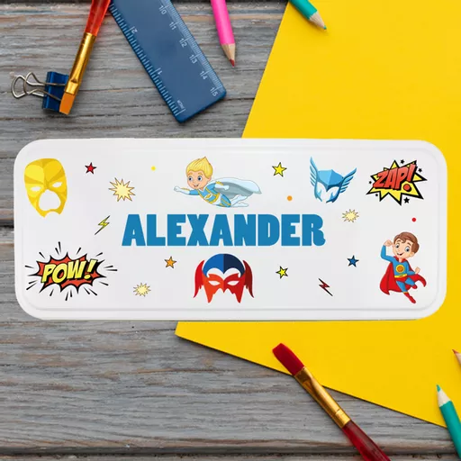 Superhero Pencil Tin