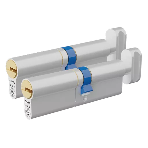 CAVEO TS007 3* Key & Turn Euro Dimple Cylinder Keyed Alike