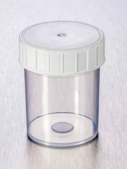 Container, , Straight Polypropylene with Screw Cap