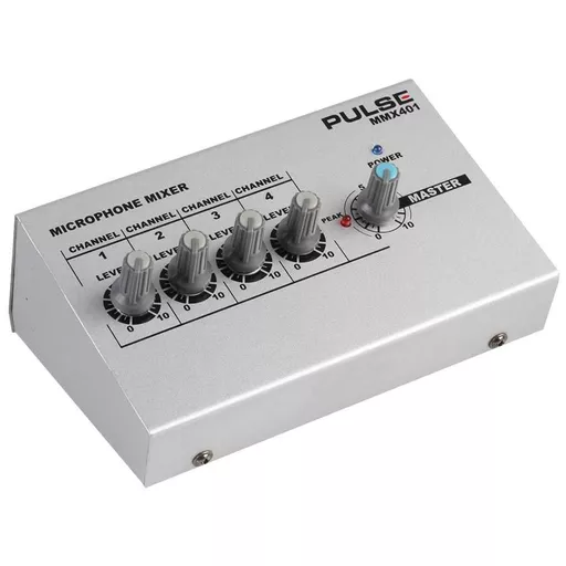 Pulse MMX401 4-Channel Microphone Mixer