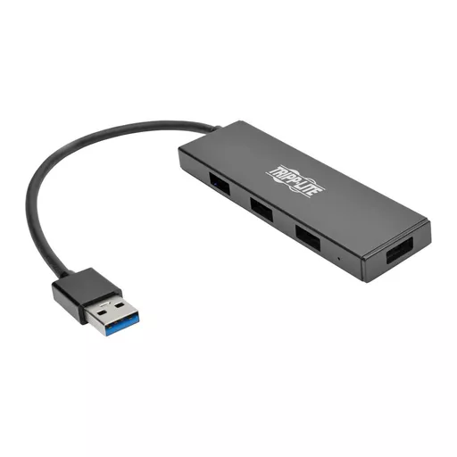 Tripp Lite U360-004-SLIM 4-Port Ultra-Slim Portable USB 3.x (5Gbps) Hub