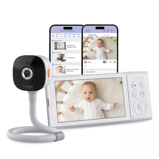 Hubble Go Baby Plus 5.0” Smart Video Baby Monitor