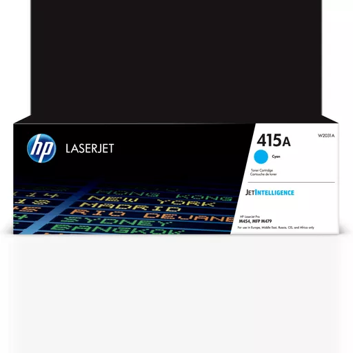 HP W2031A/415A Toner cartridge cyan, 2.1K pages ISO/IEC 19798 for HP E 45028/M 454