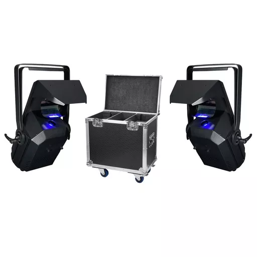 Equinox Helix Roller XP Barrel Twin Pack with Flight Case Bundle