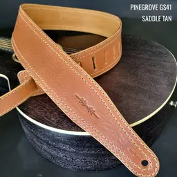 GS41 tan leather guitar strap Pinegrove 144922 ANNO.jpg