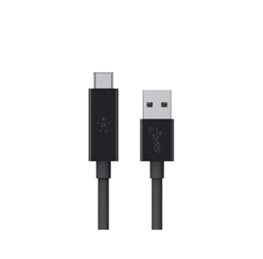 Belkin USB-A - USB-C, 0.9m USB cable USB 3.2 Gen 2 (3.1 Gen 2) USB A USB C Black