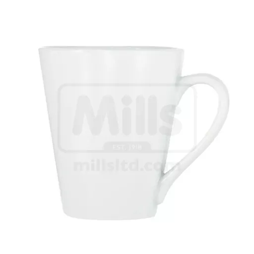 12oz Plain White Conical Mug (Single)