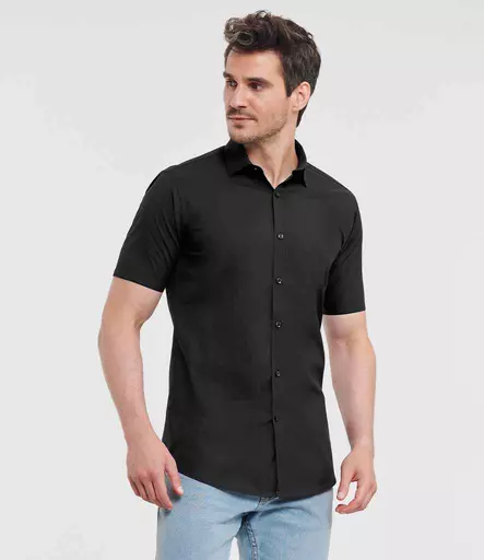 Russell Collection Ultimate Short Sleeve Stretch Shirt