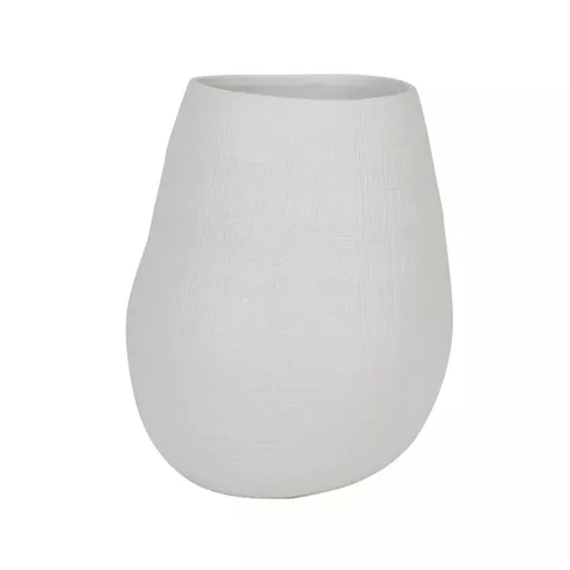 Vase, Groenio, Ceramics, Matt cream, Medium