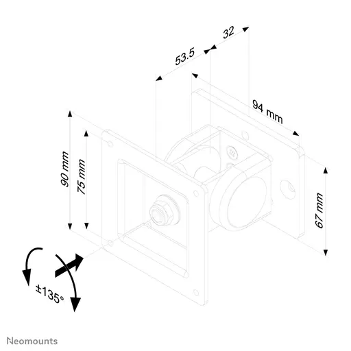 Neomounts toolbar mount