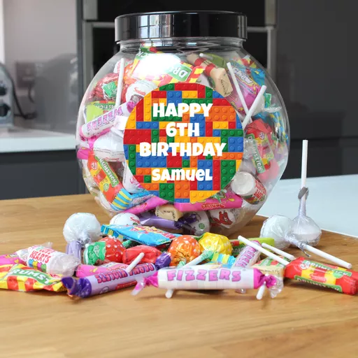 Bricks Sweetie Jar