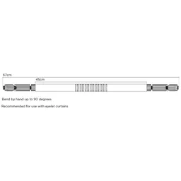 28mm 67cm Bay Pole Corner Connector Pole Line Drawing.jpg