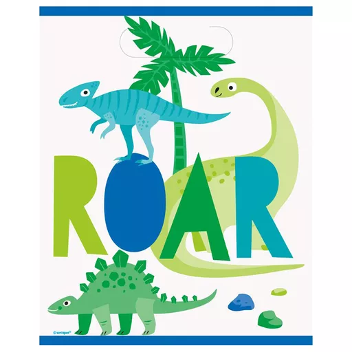 Blue & Green Dinosaur Party Bag