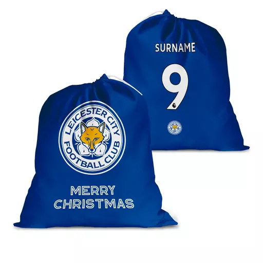 Leicester City FC Back of Shirt Santa Sack