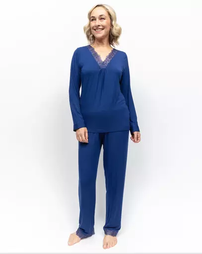 Cyberjammies Nora Rose Navy Pyjamas 1.png