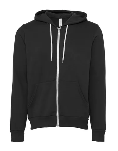Canvas Unisex Sponge Fleece Full-Zip Hoodie