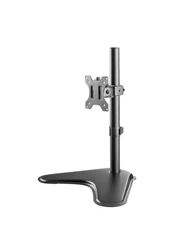 V7 Free Standing Desk Stand Single Display 13 to 32", with Tilt, Rotate and Swivel Function, Detachable VESA 100 x 100,