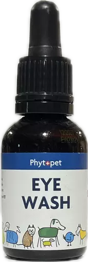 Phytopet Eye Wash Concentrate dropper bottle front label