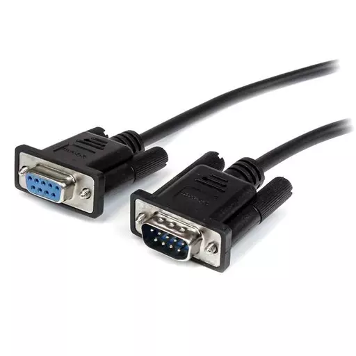 StarTech.com 3m Black Straight Through DB9 RS232 Serial Cable - M/F