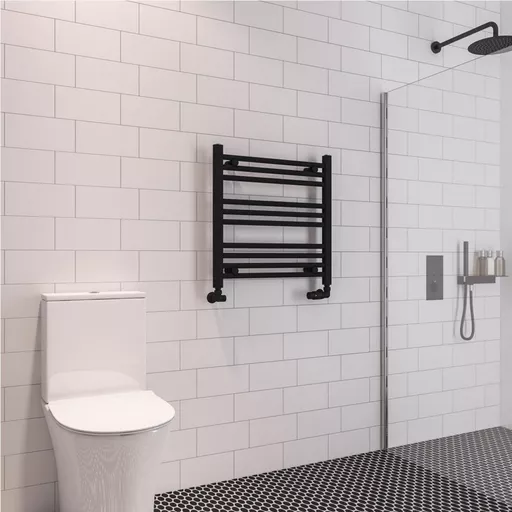 Wingrave 600 x 600 Straight Multirail Matt Black