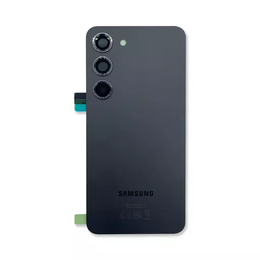 Back Cover w/ Camera Lens (Service Pack) (Phantom Black) - For Galaxy S23 5G (S911)